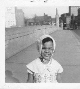 Marcia on the Clinton St Bridge