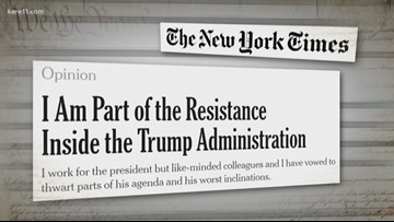 anoymous op-ed from the New York Times headline