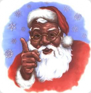 black santa
