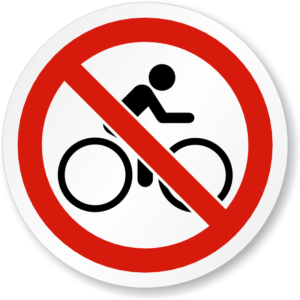 i can ride my bike with no