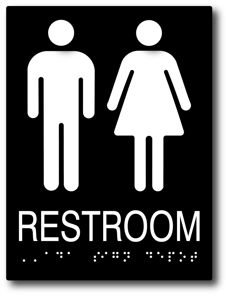 Unisex Restroom Sign