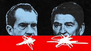 Richard Nixon.Ronald Reagan