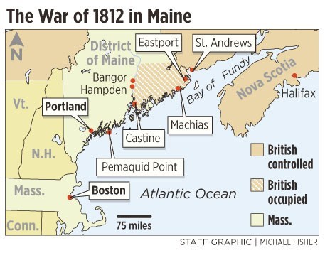 Maine.War Of 1812