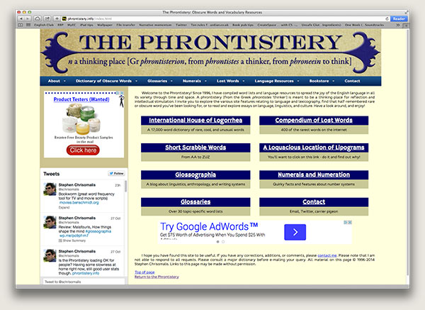 The Phrontistery