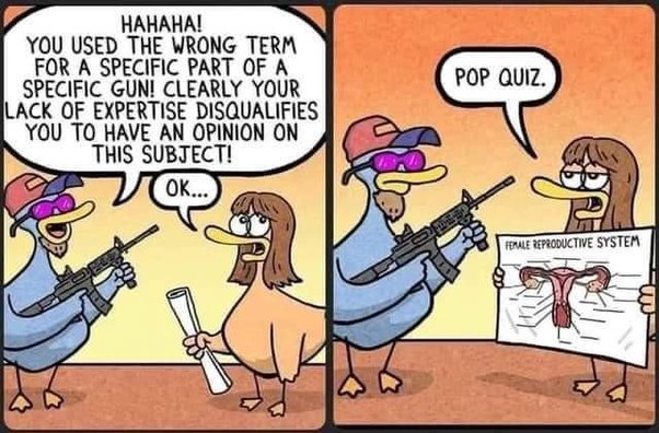 Guns and reproductive system